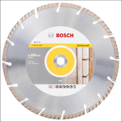 Bosch Professional disc diamantat 300x20/25.4x3.1x10 mm universal foto