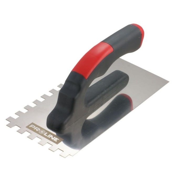 Gletiera inox dintata Proline, 270 x 130/4 mm, maner plastic Gletiera inox dintata Proline, 270 x 130/4 mm, maner plastic