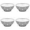 Set boluri, 4 piese, 1.5 L, Plastic, Gri