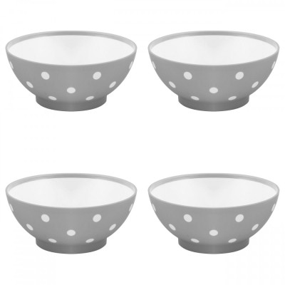Set boluri, 4 piese, 1.5 L, Plastic, Gri foto