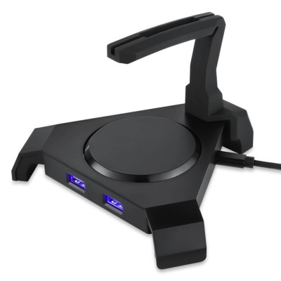 Suport multifunctional mouse / cablu cu incarcare USB Motospeed Q20 foto