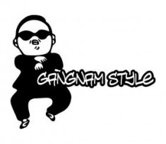 Stickere auto Gangnam Style foto