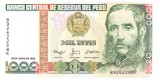 Peru 1 000 1000 Intis 1988 P-136b UNC