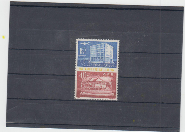 M1 TX7 9 - 1964 - Ziua marcii postale romanesti