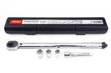 Cheie dinamometrica AMiO 1/2 inch 40-210 Nm cu tubulare si prelungitor CrV