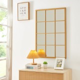 Oglinda de perete, en.casa, Cupello, 90 x 60 cm, mdf, auriu, dreptunghiulara HausGarden Leisure, [en.casa]
