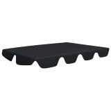 Cumpara ieftin Copertina de rezerva leagan gradina, negru, 188/168x145/110cm
