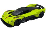Macheta Aston Martin Valkyrie 1:32, Die-Cast replica usi rabatabile, culoare verde neon