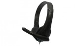 Casti gaming pentru notebooks, telefoane, tablete, PS4, Xbox One, microfon cu anulare a zgomotului, jack 3, 5 mm, Negru
