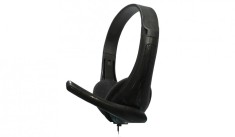 Casti gaming pentru notebooks, telefoane, tablete, PS4, Xbox One, microfon cu anulare a zgomotului, jack 3, 5 mm, Negru