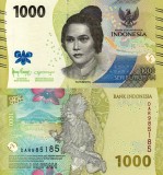 Bancnota Indonezia 1000 Rupiah 2022 UNC, Asia, Necirculata
