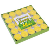 Lumanare citronella anti tantari tip pastila,3.5x1.5 cm-set 50 bucati, Oem