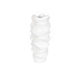 Cumpara ieftin Ghiveci Home ESPRIT Alb Fibră de Sticlă Unde 44 x 44 x 101 cm