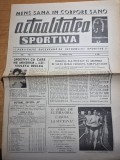 ziarul actualitatea sportiva 23 martie 1990 - violeta beclea