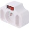 Conector Alimentare AC Spliter 2P 230V Alb