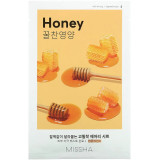 Masca cu miere pentru luminozitate Missha Airy Fit Sheet Mask Honey, 19g