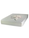 Set Saltea ortopedica, Uranus Standard Spring Comfort 180x200x26cm, plasa de arcuri Bonell, fermitate mediu spre tare, Saltsib plus 2 perne matlasate,