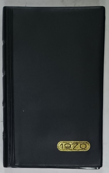 AGENDA PE ANUL 1970