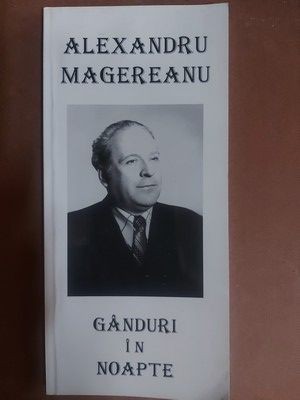 Ganduri in noapte- Alexandru Magereanu