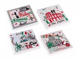 Cumpara ieftin Set 12 suporturi pahare 10 x 10 H