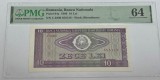 Bancnota romaneasca de colectie - 10 lei 1966 gradata PMG64