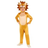 Cumpara ieftin Costum Leu Copii KidMania 122-128 cm (7-8 ani) Salopeta + Accesorii Cap, Carnaval, Petreceri