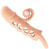 Romance-Manșon Extensor cu Vibrație-Silicon