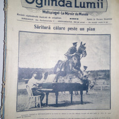 LOT 12 REVISTE VECHI OGLINDA LUMII / POZE / RECLAME , ANII 27