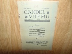 REVISTA GANDUL VREMII NR:3 MARTIE 1935