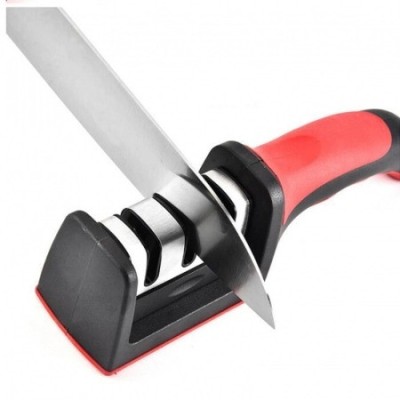 Aparat Pentru Ascutit Cutite Knife Grinder cu Maner Anti Alunecare 3 Nivele foto