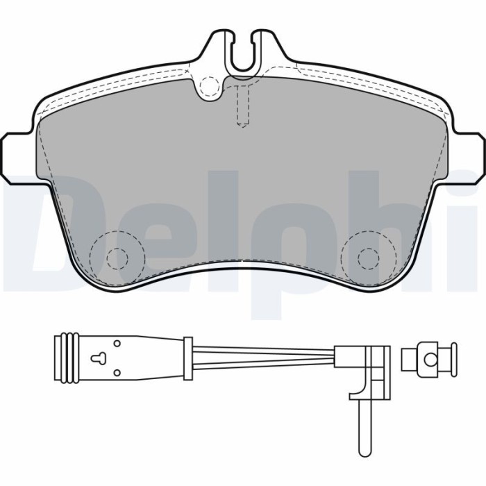 DELPHI LP1938 set placute frana,frana disc