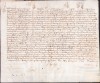 PM257N Bulă papală emisă de Papa Benedict al XIV-lea, 1753, pe pergament