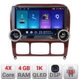 Navigatie Mercedes Clasa S 1998-2005 Kit-220 Edotec 4+64 10.5 inch Incell 1K android Wifi 5Ghz gps internet