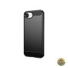 Husa iPhone 16e OEM Carbon Pro Neagra, Rezistenta la Socuri si Zgarieturi