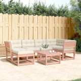 VidaXL Set canapele de grădină cu perne, 6 piese, lemn masiv Douglas 3217038