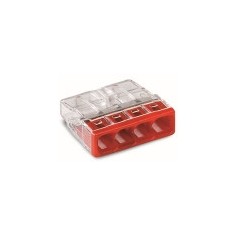 Clema Doza Compacta 4 Poli Conductor Rigid sau Semirigid 0.5 - 2.5 MM2