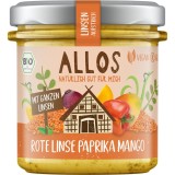 Crema tartinabila din linte ardei si mango fara gluten, eco