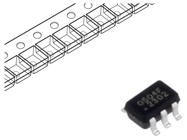 Rețea de diode 6V 6A 150W unidirecțională SOT363