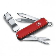 Briceag Victorinox cu unghiera Delemont Nail Clip 580 Red 0.6463 foto