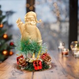 Decor de Advent - cu suport de lumanare - cupru, Mos Craciun - 8 x 13 cm Best CarHome, Oem