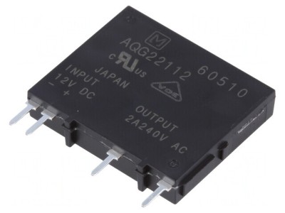 Releu Semiconductor PCB THT 9,6-14,4VDC 2A 75-264VAC foto