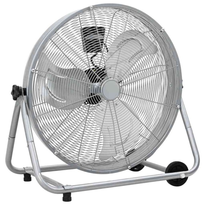 vidaXL Ventilator cu tambur cu roata 73 x 42 x 70 cm Aluminiu