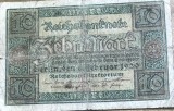 BNKSTR01DE Bancnotă Germania - 10 Mark 1920 (Zehn Mark), Reichsbanknote, Republica de la Weimar