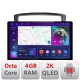 Navigatie dedicata Mitsubishi Pajero N-452 Edonav ecran 13&quot; 2K 8 si 128 Android Waze USB Navigatie 4G 360 Toslink Youtube Radio KI CarStore Technology