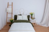 SET textile casa &ldquo;Timeless Grace&rdquo;, cuvertura, perne, lustra, ivoiry
