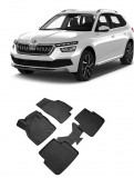 Cumpara ieftin Set covorase auto din cauciuc tip tavita fit SKODA Kamiq 3d 2019 - - 5 buc, Umbrella