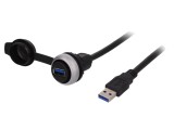 Soclu USB 22mm RMQ-Titan USB 3.0 A/A 0,6m