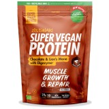 Proteina Super Vegan BIO(dupa efort) ciocolata si coama de leu cu DigeZyme Iswari