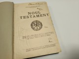 NOUL TESTAMENT 1930( A DOUA TIPARIRE A EDITIEI PRINCEPS 1927) COLEGAT CU CARTEA PSALMILOR 1929 TRADUCERE GALA GALACTION- EDITURA INSTITUTULUI BIBLIC