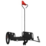 Cumpara ieftin Remorca de bicicleta, negru, textil oxford si fier